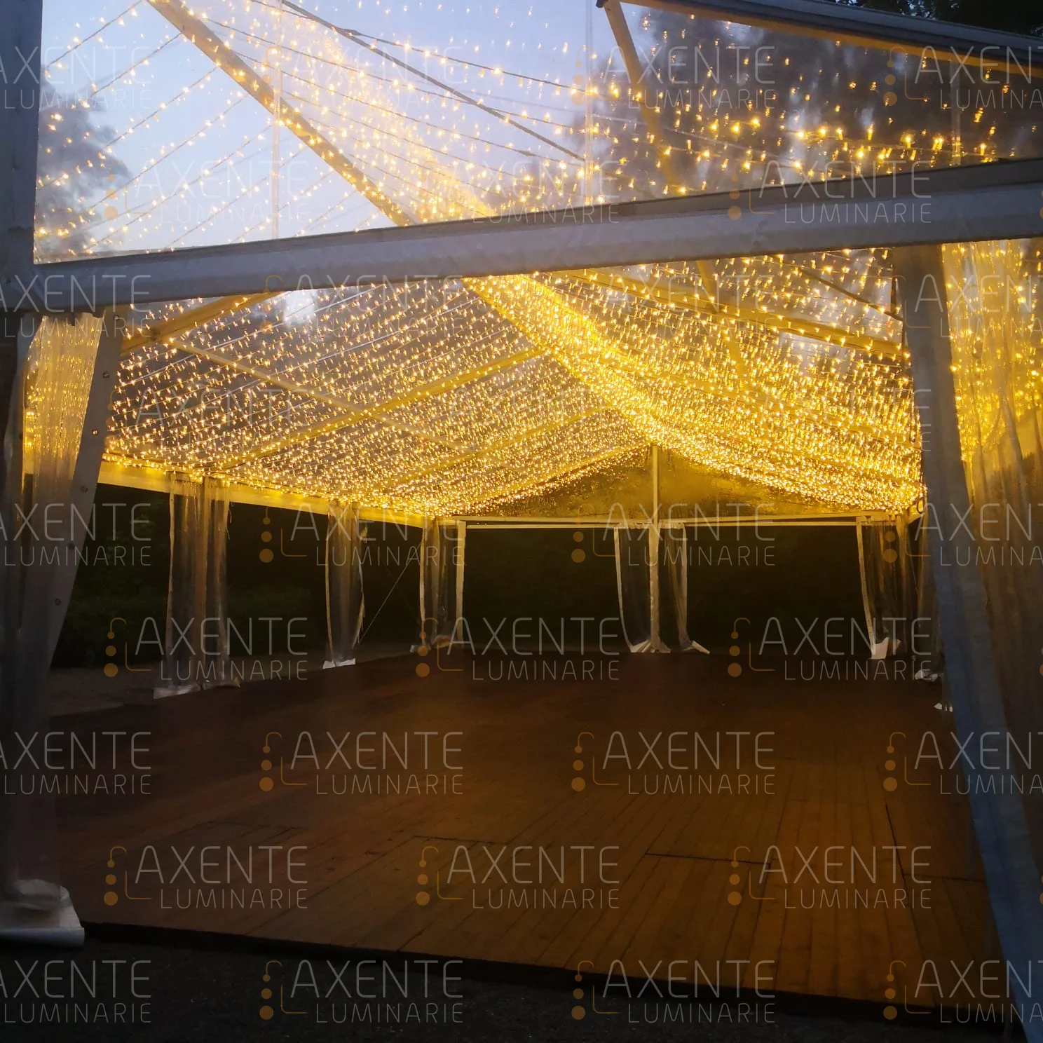 Tensostruttura Villa Agazzotti Testi, Marzaglia - Installazione Cielo stellato Marzaglia