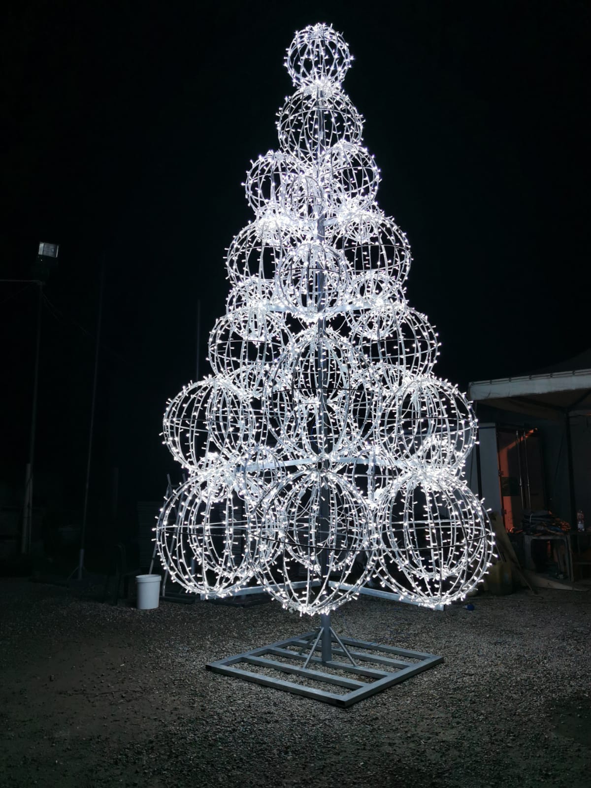 Albero con sfere 3D